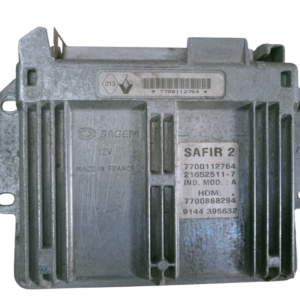 computadora ecu twingo 8v 55 pines ref: 7700114696 | liberada (plug & play)