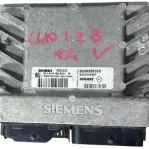 computadora ecu siemens logan clio symbol ems3132 8200326395 (detalle)